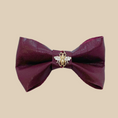 Load image into Gallery viewer, Red Wine Collar, Bow Tie and Leash
