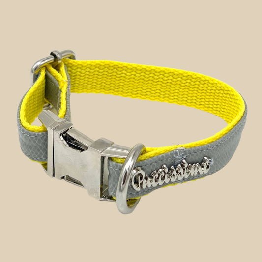 Morning Mist Leather Collar