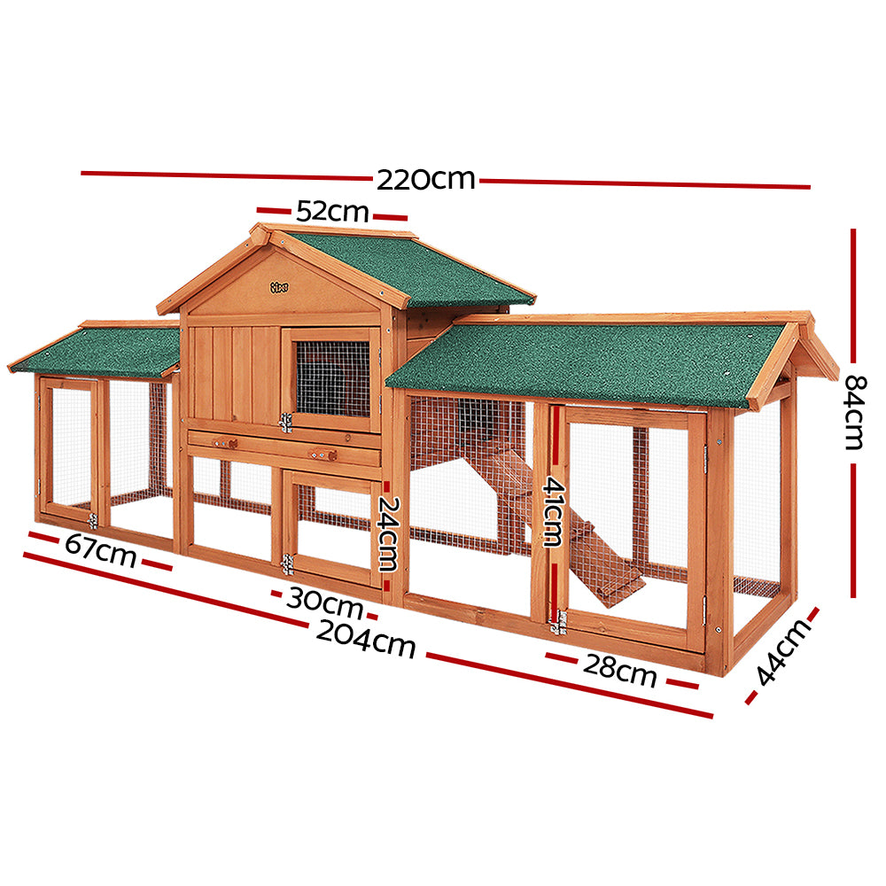 Large Wooden Bunny House