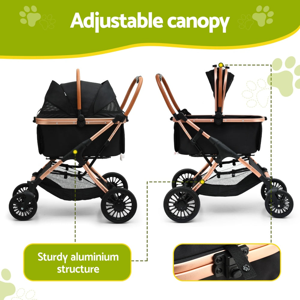 4 Wheeler Dog Stroller