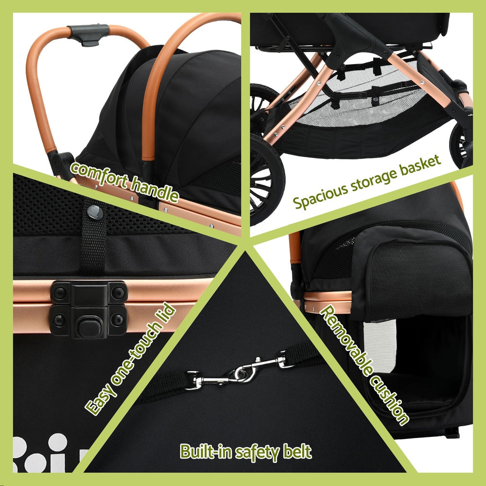 4 Wheeler Dog Stroller
