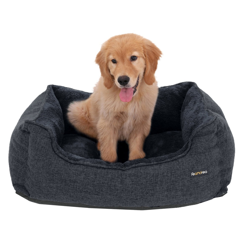 FEANDREA Dark Grey Bed | SMALL