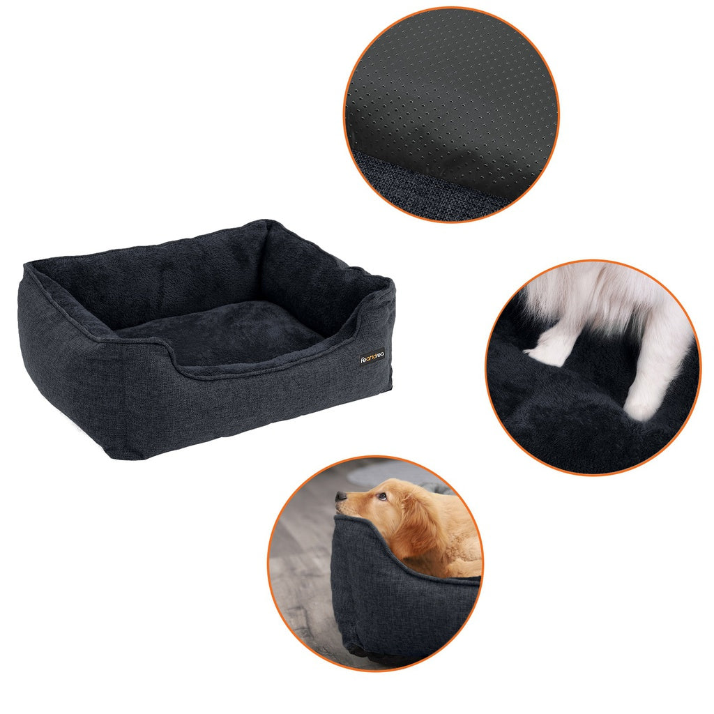 FEANDREA Dark Grey Bed | SMALL