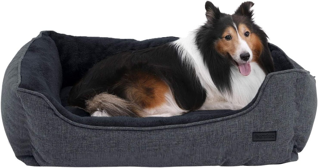 FEANDREA Dark Grey Bed | MEDIUM