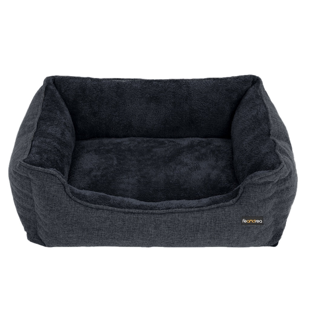 FEANDREA Dark Grey Bed | MEDIUM