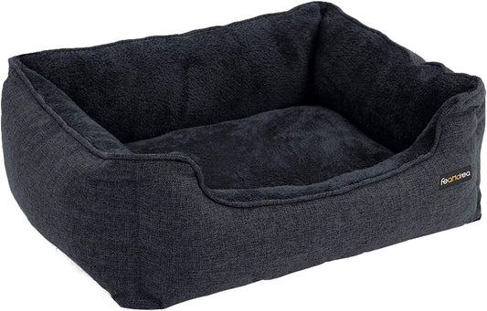 FEANDREA Dark Grey Bed | LARGE