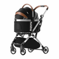 Load image into Gallery viewer, Fur King Lux Pet Pram | Black
