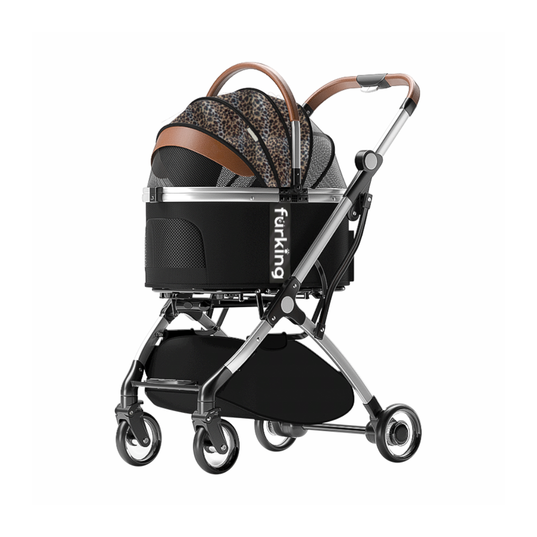 Fur King Lux Pet Stroller | Green