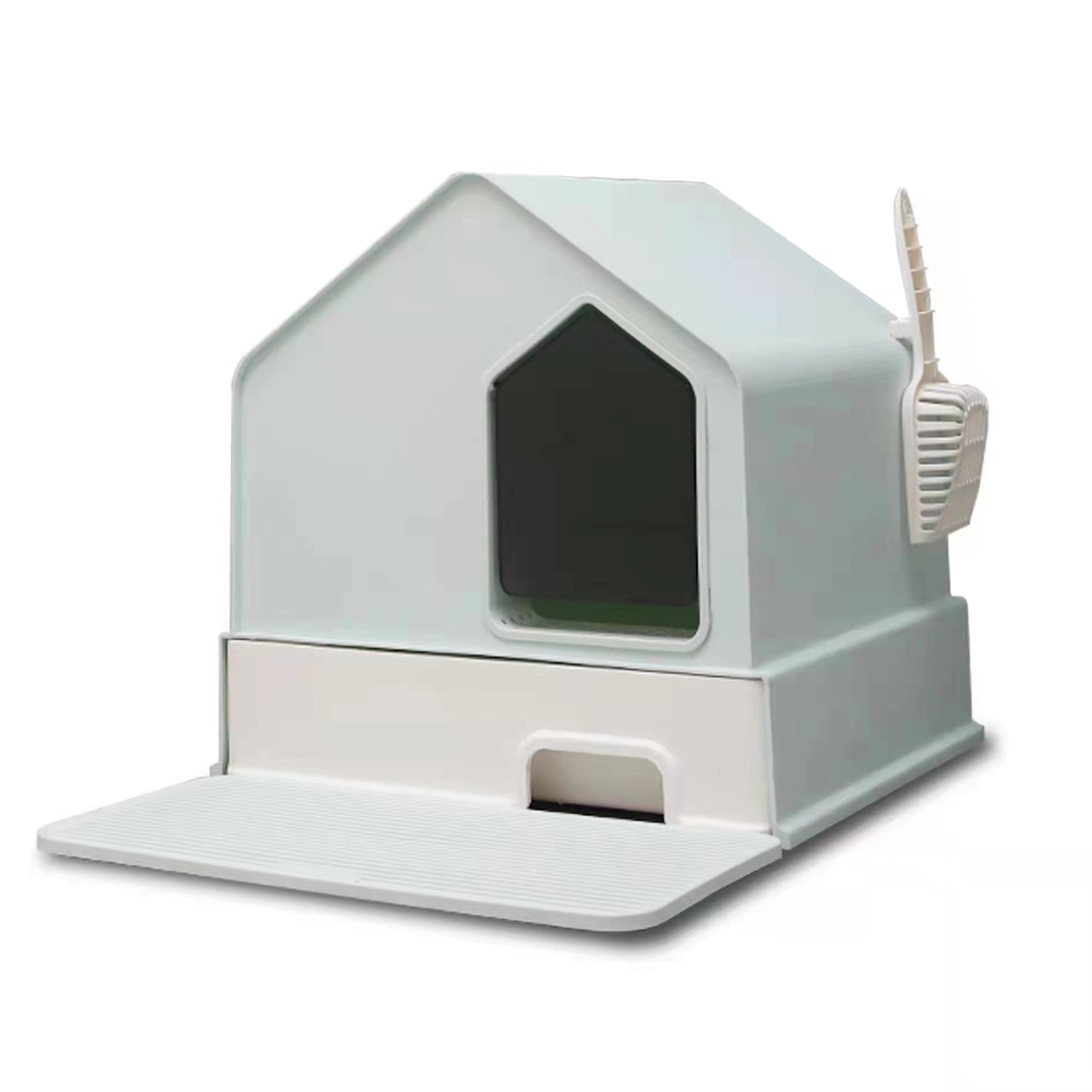 Enclosed Cat Litter Box