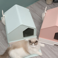 Load image into Gallery viewer, Enclosed Cat Litter Box House | PINK
