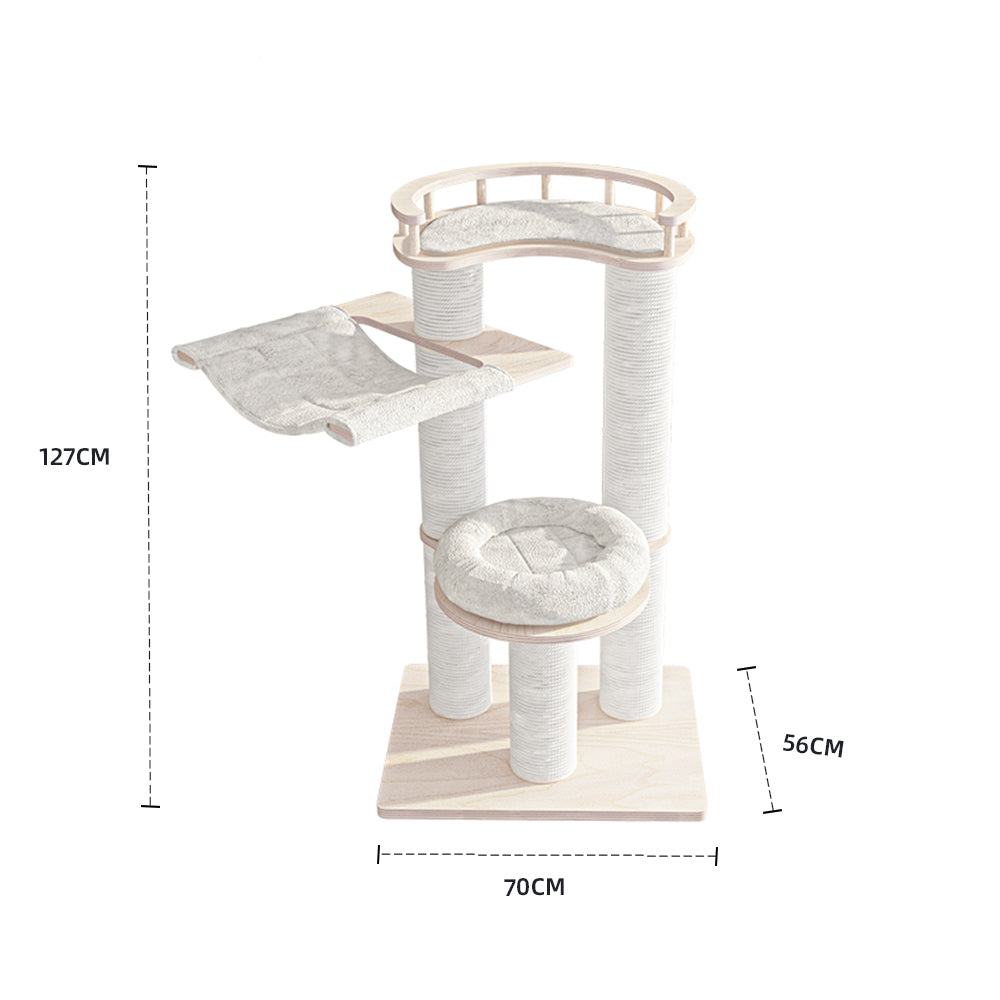 Leisure Loft With Hammock & Scratch Post