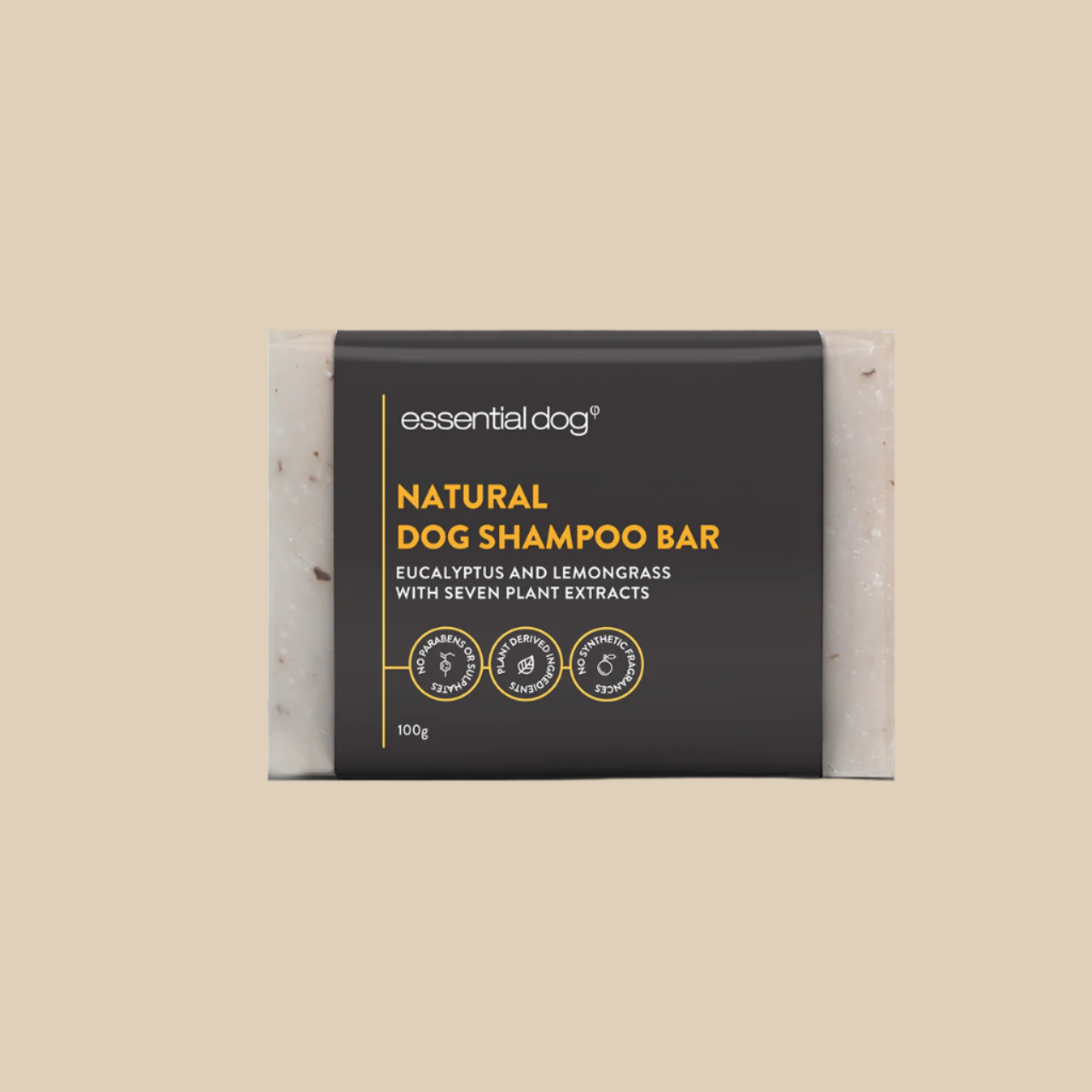 Essential Dog Shampoo Bar (Eucalyptus, Neem & Lemongrass)