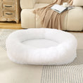 Load image into Gallery viewer, Fluffy Donut Shaped Pet Bed | LARGE
