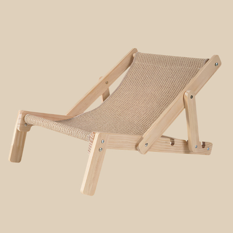 Adjustable Wooden Cat Lounge Chair