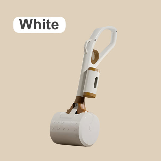 White Portable Dog Poop Scooper