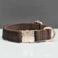 Load image into Gallery viewer, Dark Brown Collar with Metal Buckle
