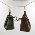 Load image into Gallery viewer, Clip On Canvas Dog Treat Pouch | Grey
