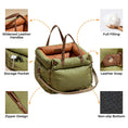 Load image into Gallery viewer, Portable Plush Pet Booster & Car Seat | Grey
